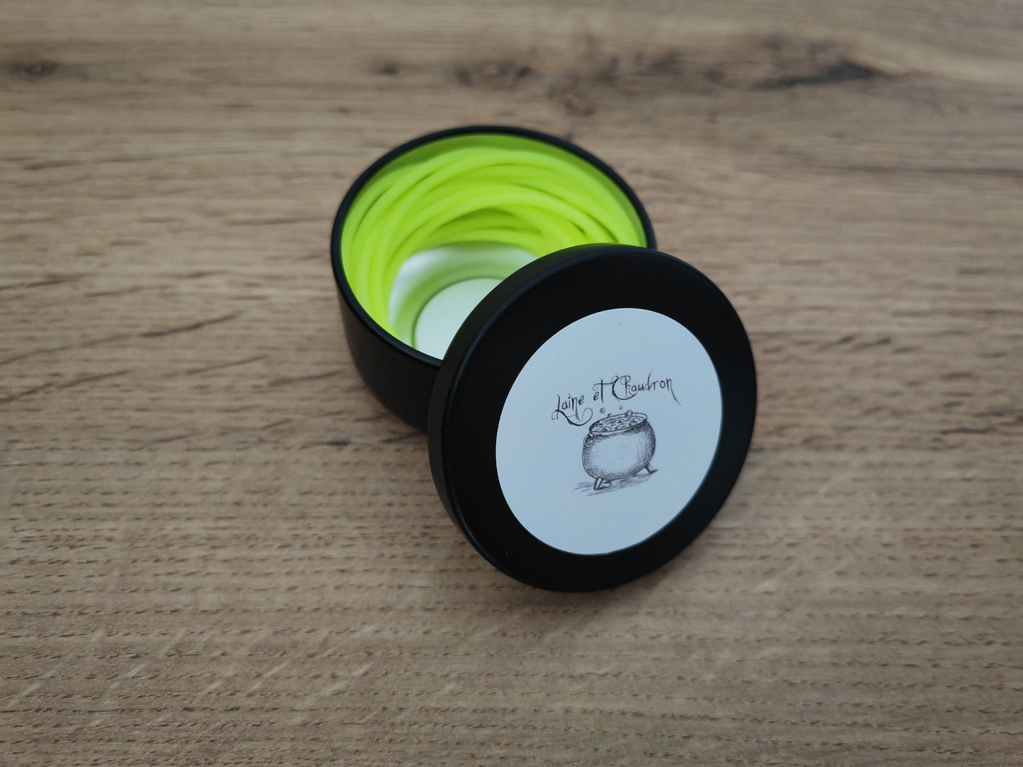 Fils de mise en attente • Jaune fluo