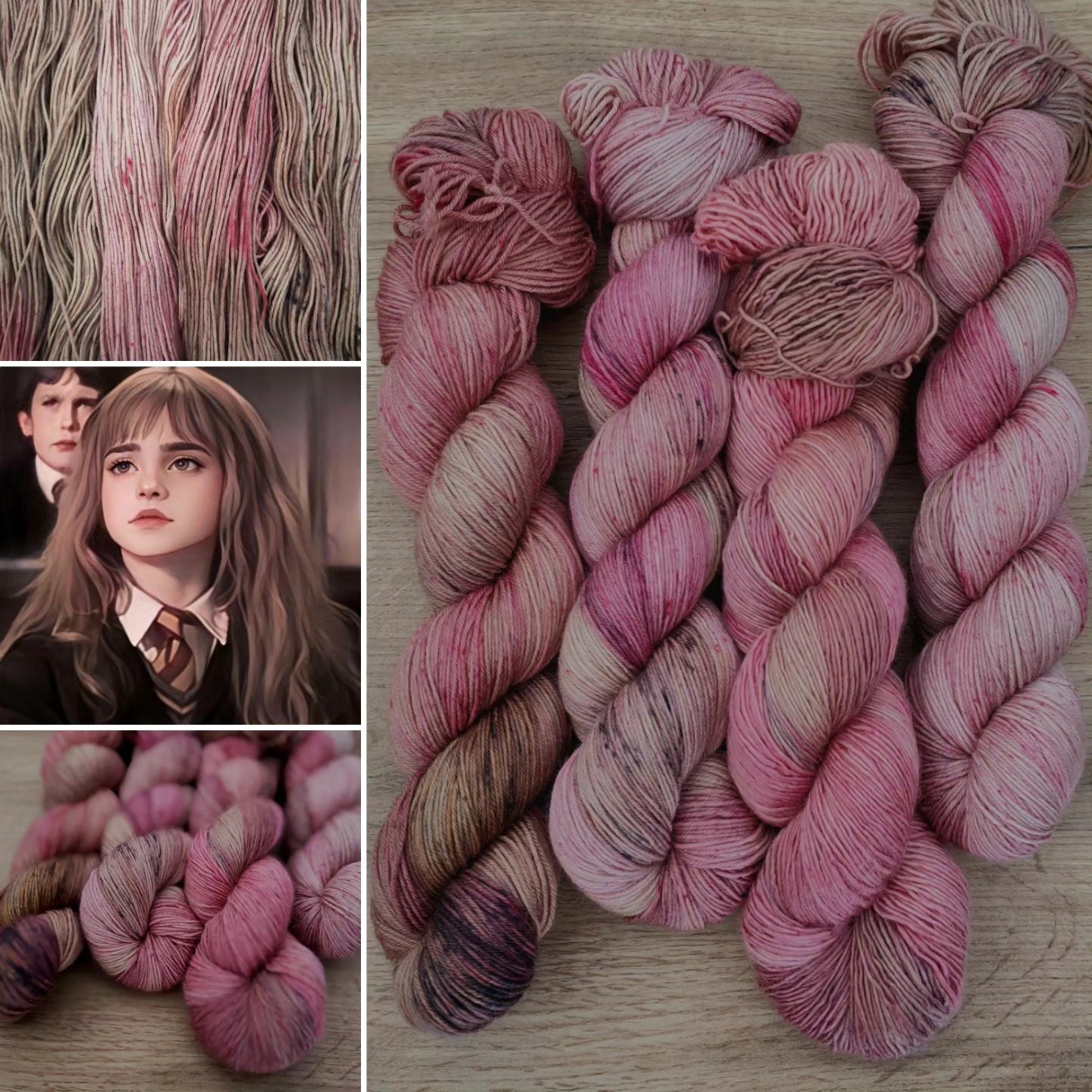Écheveaux de laine teints à la main • Hermione Granger