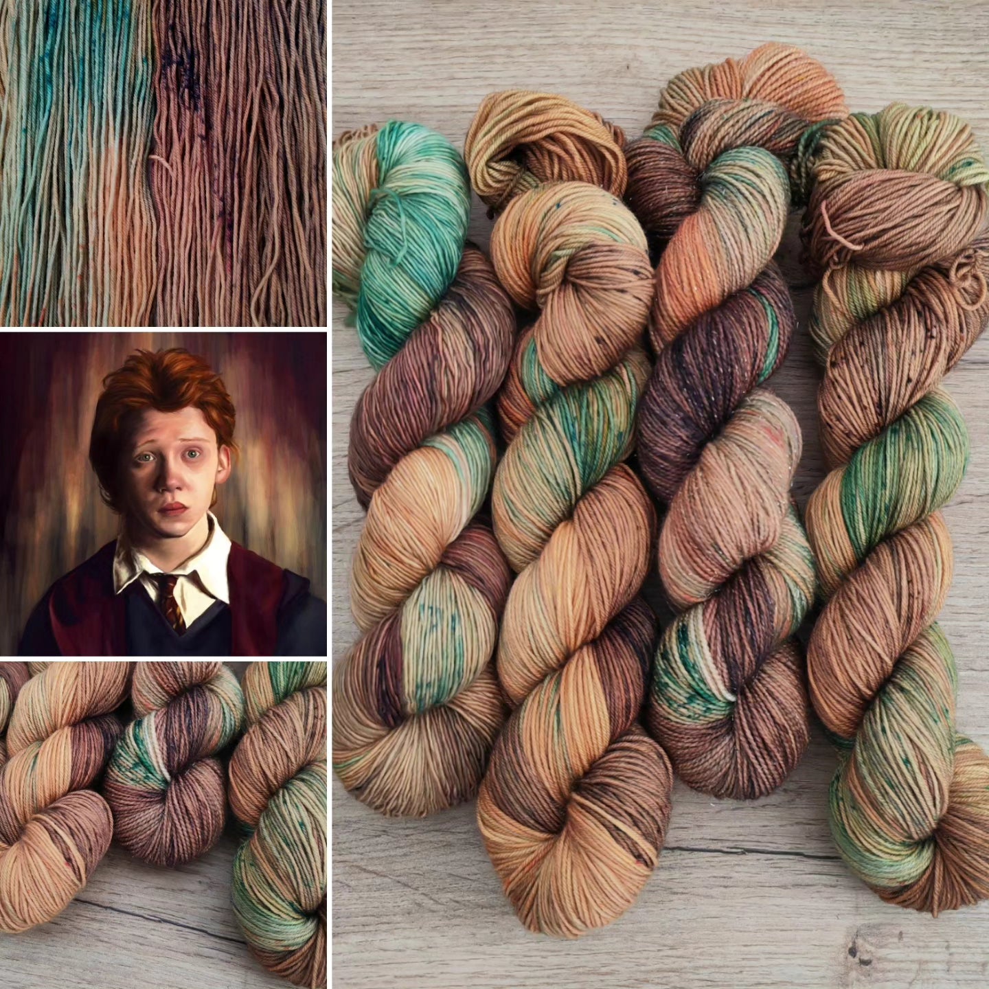 Écheveaux de laine teints à la main • Ronald Weasley
