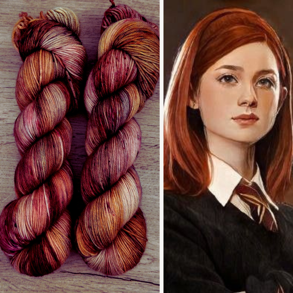 Écheveaux de laine teints à la main • Ginny Weasley
