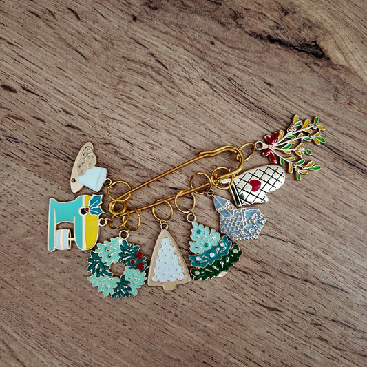 Set d'anneaux marqueurs • Pâtisserie de Noël