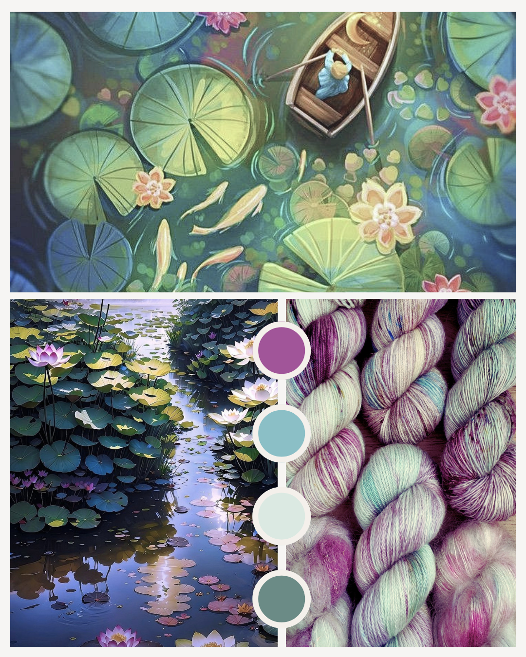 Les éphémères • Coloris Nénuphar