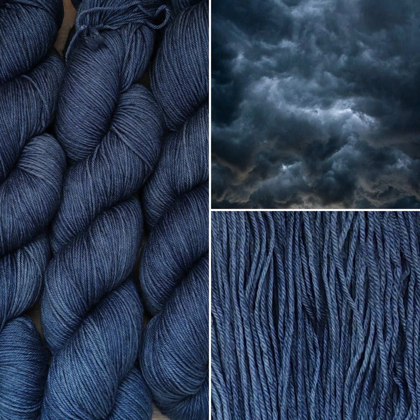 Écheveaux en pré-commande • Ciel d'orage