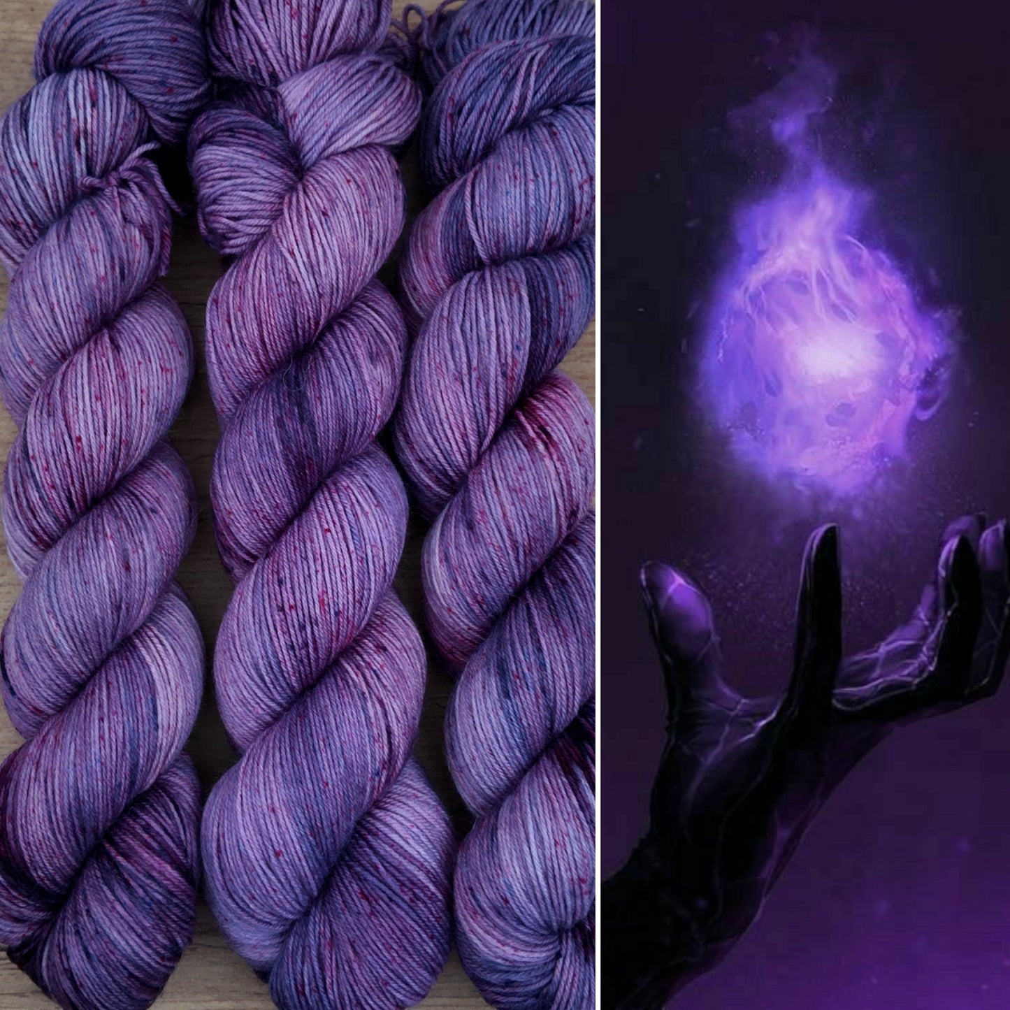 Écheveaux de laine teints à la main • Revelio