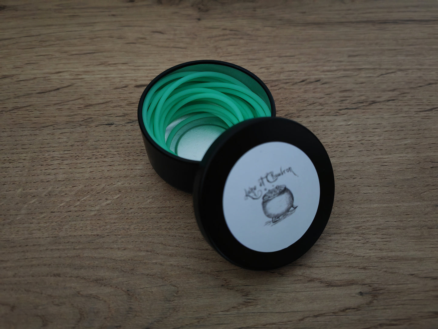 Fils de mise en attente • Vert d'eau