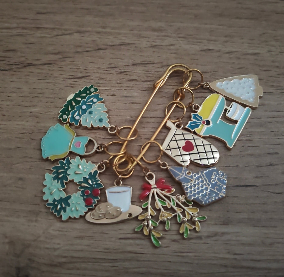 Epingle d'anneaux marqueurs • Pâtisserie pour Noël