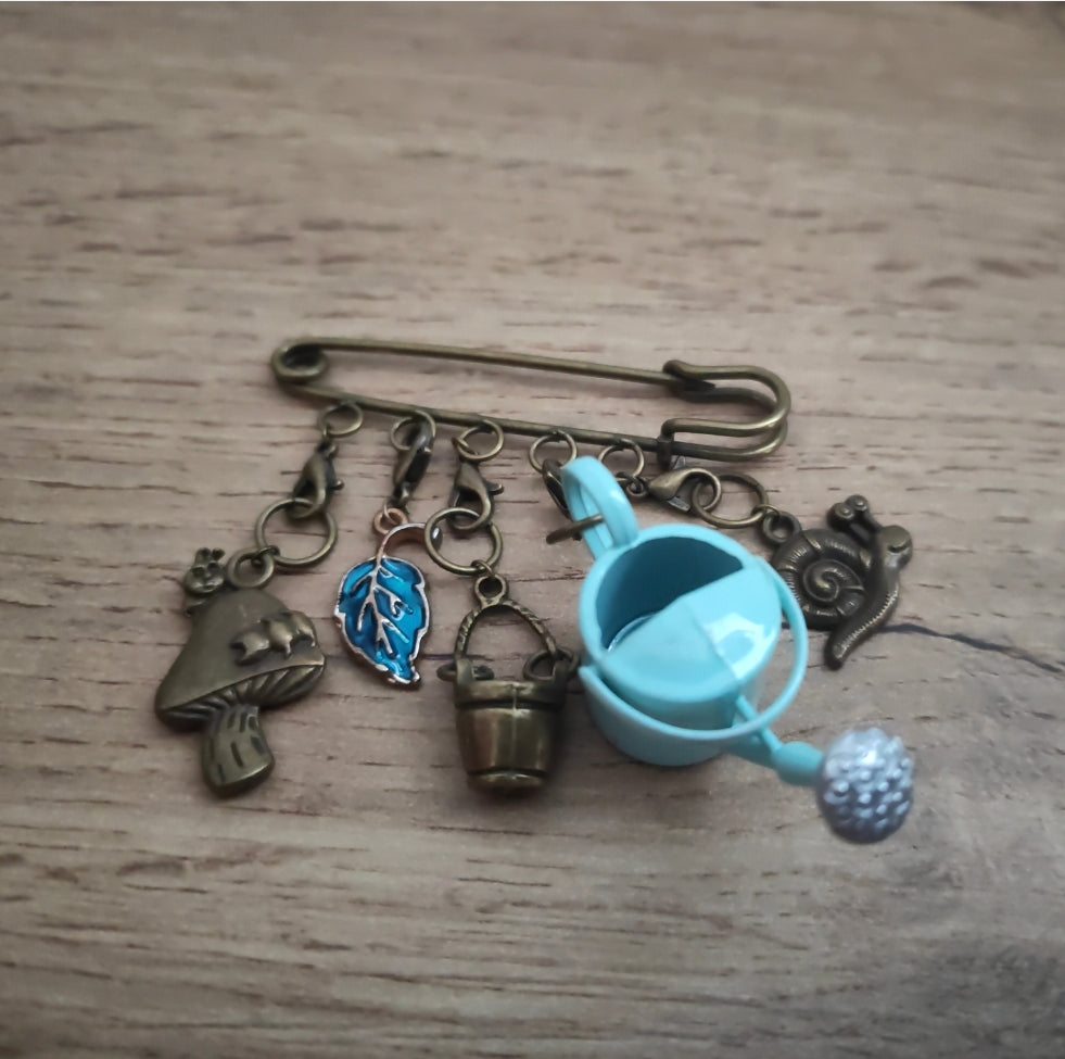 Epingle d'anneaux marqueurs • Promenade au jardin