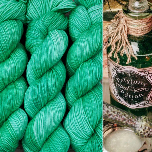 Écheveaux de laine teints à la main • Polynectar