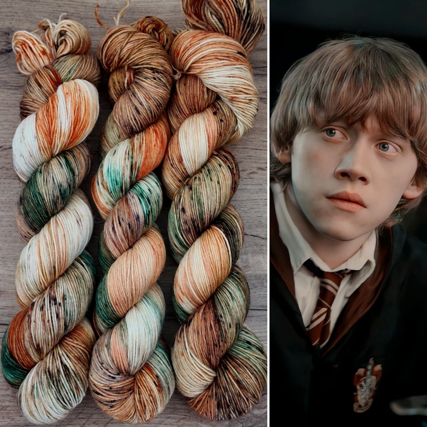 Écheveaux de laine teints à la main • Ronald Weasley