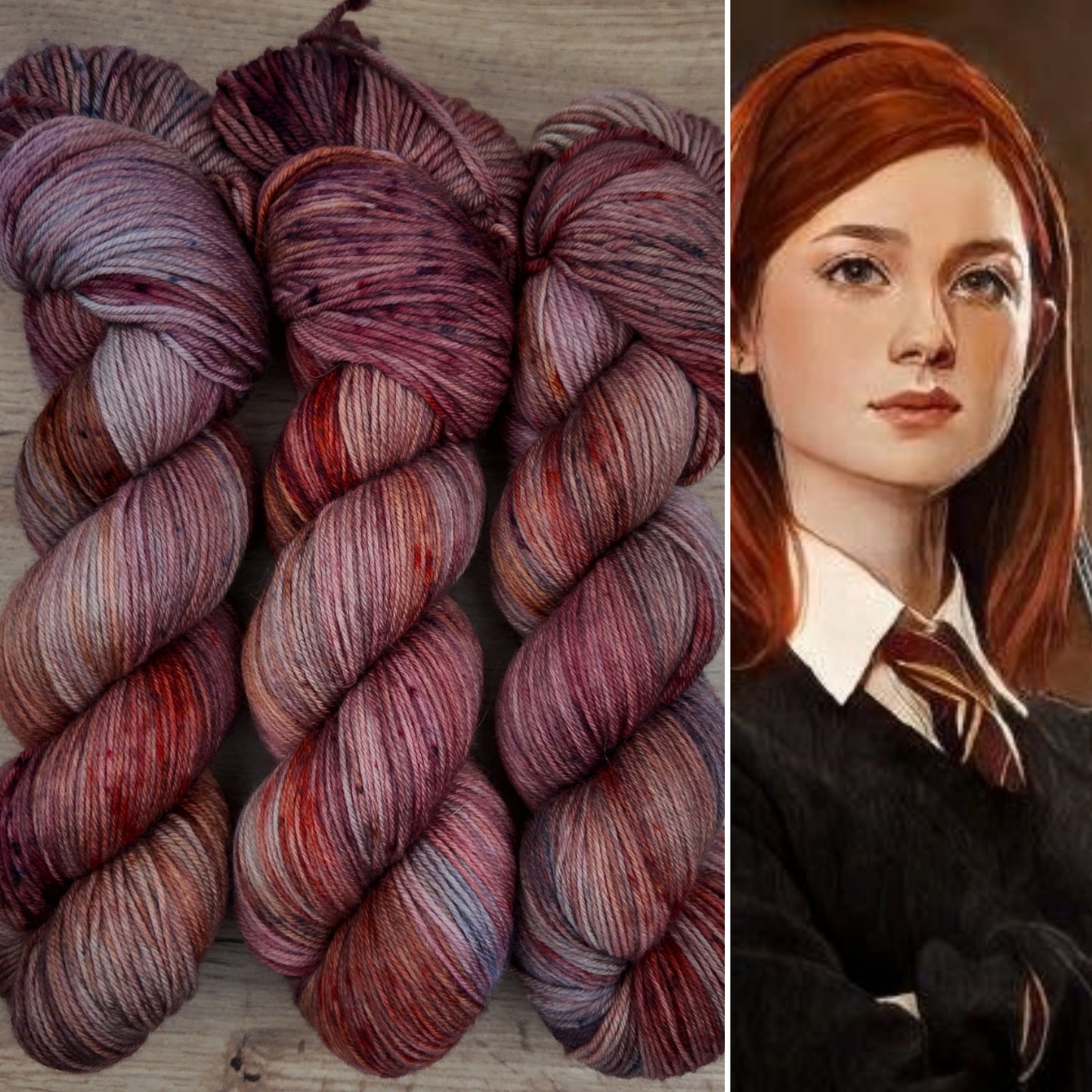 Écheveaux de laine teints à la main • Ginny Weasley