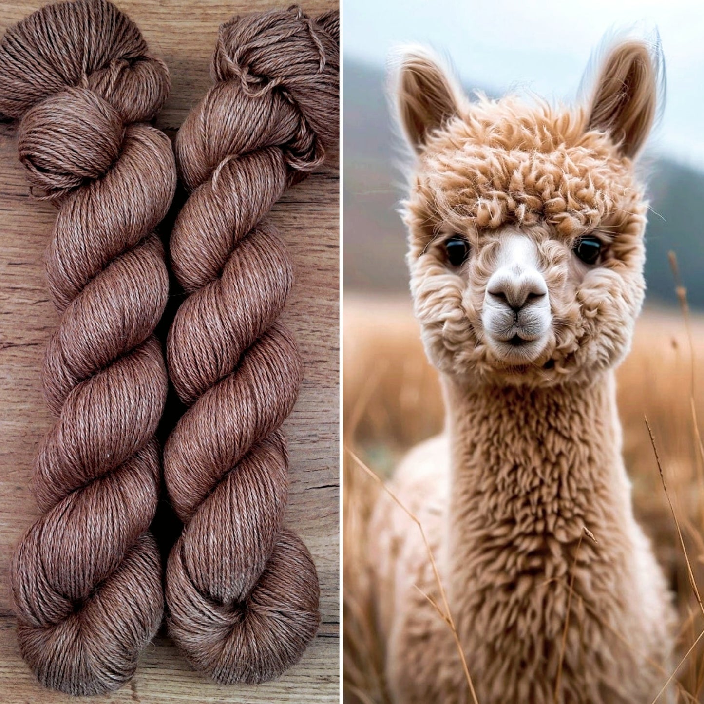 Base Datura • Bébé alpaga faune/Cachemire/Soie