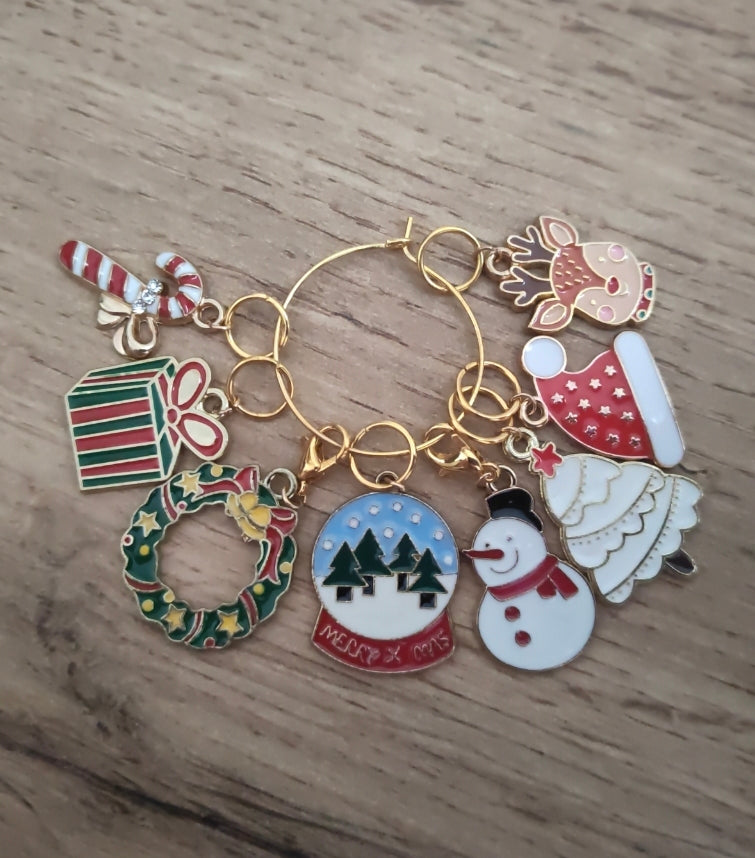 Set d'anneaux marqueurs • Christmas time