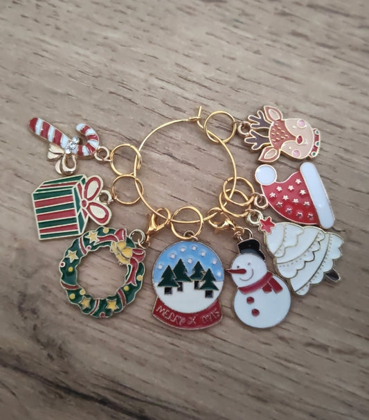 Set d'anneaux marqueurs • Christmas time